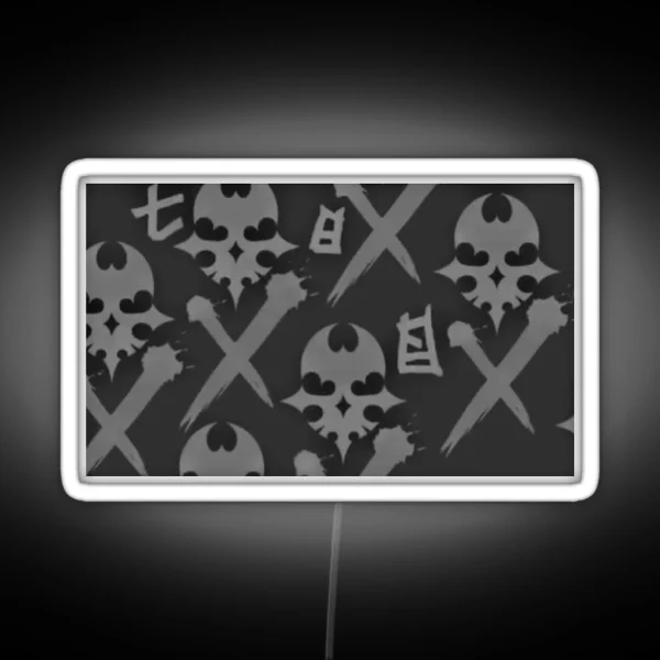 TWEWY Skulls The World Ends With You RGB Neon Sign