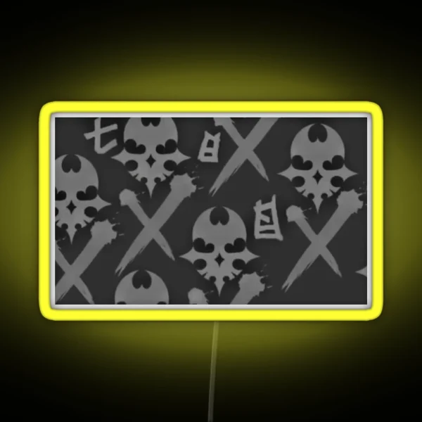 TWEWY Skulls The World Ends With You RGB Neon Sign