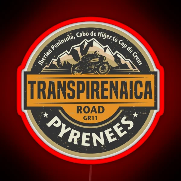 Transpirenaica Road RGB Neon Sign