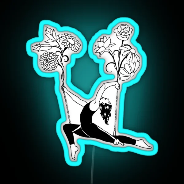 Trapeze Artist RGB Neon Sign