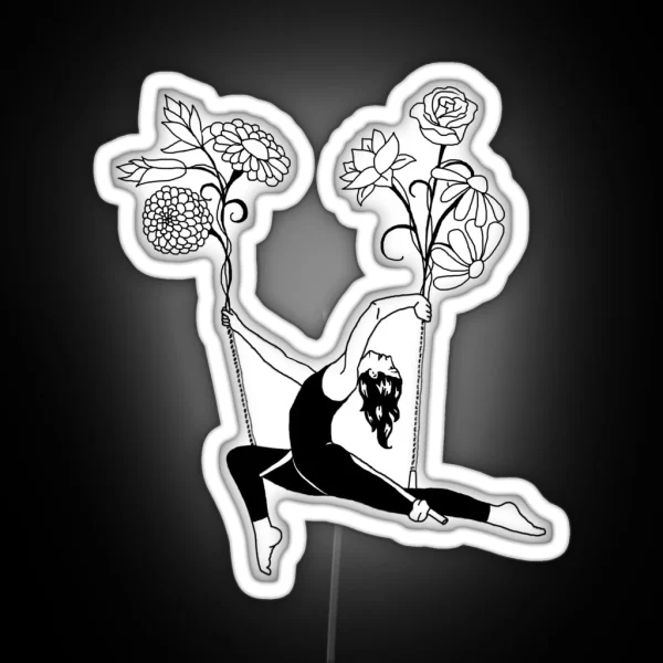 Trapeze Artist RGB Neon Sign
