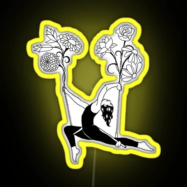 Trapeze Artist RGB Neon Sign