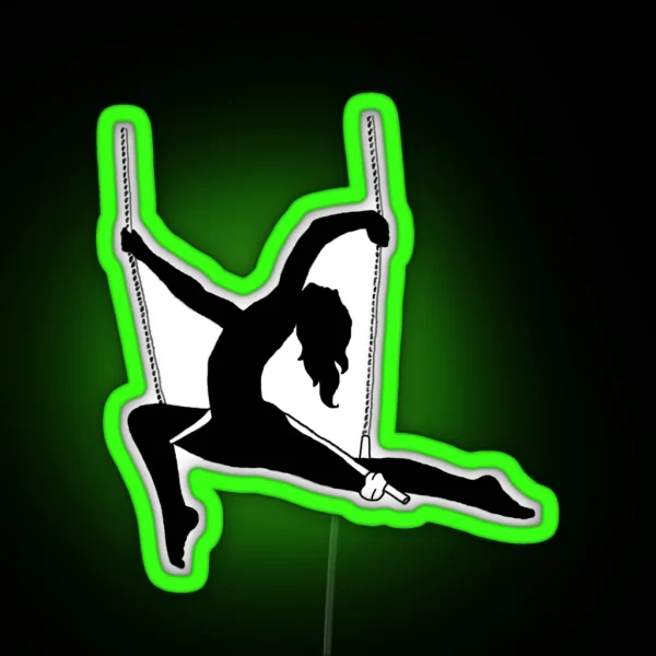 Trapeze Gazelle Silhouette RGB Neon Sign