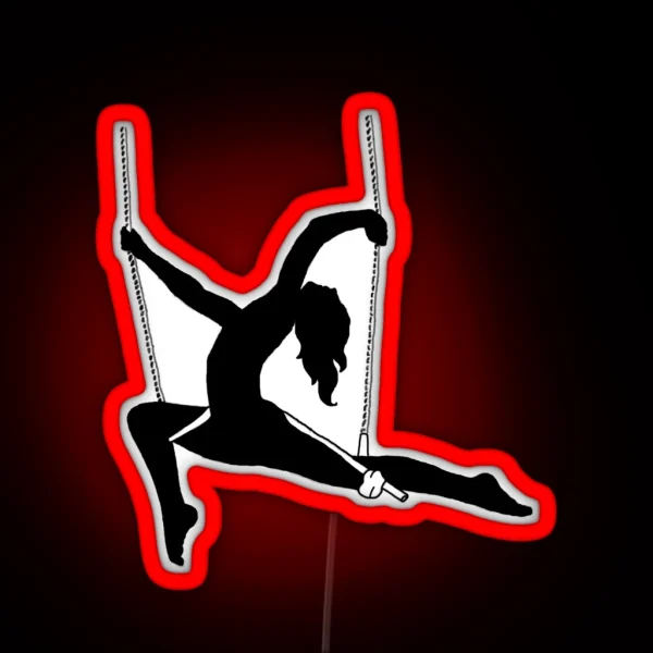 Trapeze Gazelle Silhouette RGB Neon Sign