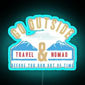 Travel And Nomad RGB Neon Sign