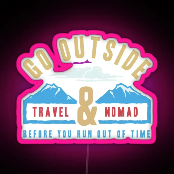 Travel And Nomad RGB Neon Sign