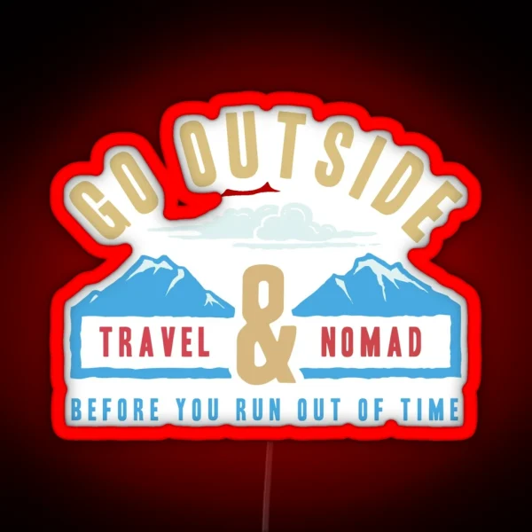 Travel And Nomad RGB Neon Sign