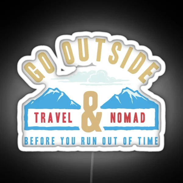 Travel And Nomad RGB Neon Sign