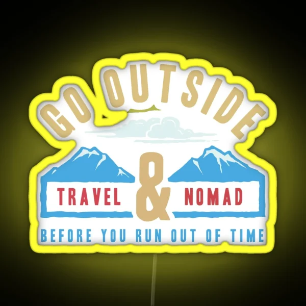 Travel And Nomad RGB Neon Sign