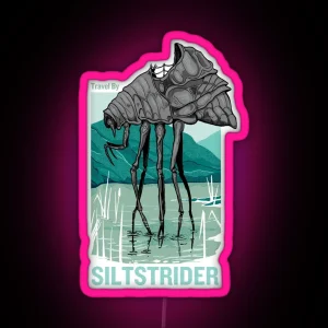 Travel By Silt Strider RGB Neon Sign