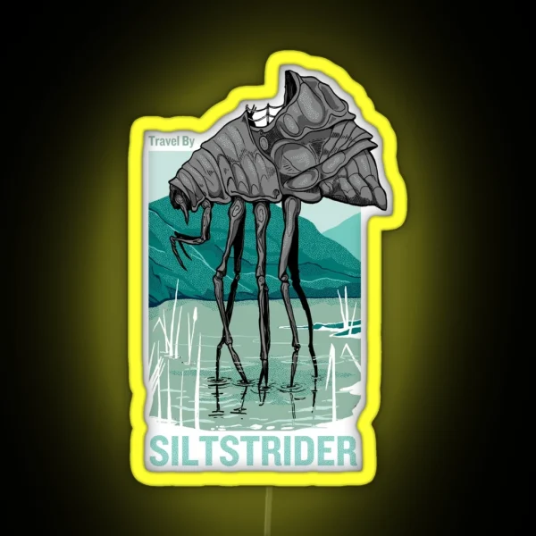 Travel By Silt Strider RGB Neon Sign
