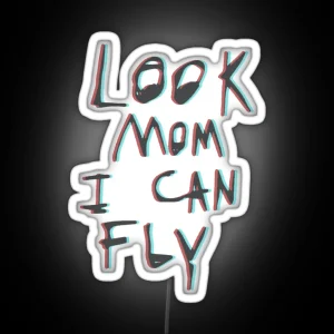 Travis Scott Look Mom I Can Fly RGB Neon Sign