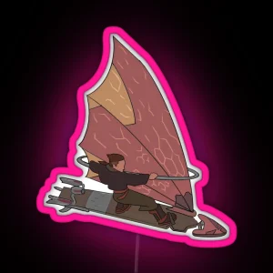 Treasure Planet Jim Hawkins And Solarsurfer RGB Neon Sign