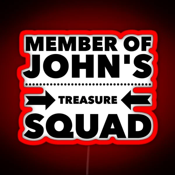 Treasure Squad Dotted Arrows RGB Neon Sign