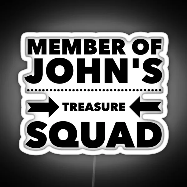 Treasure Squad Dotted Arrows RGB Neon Sign