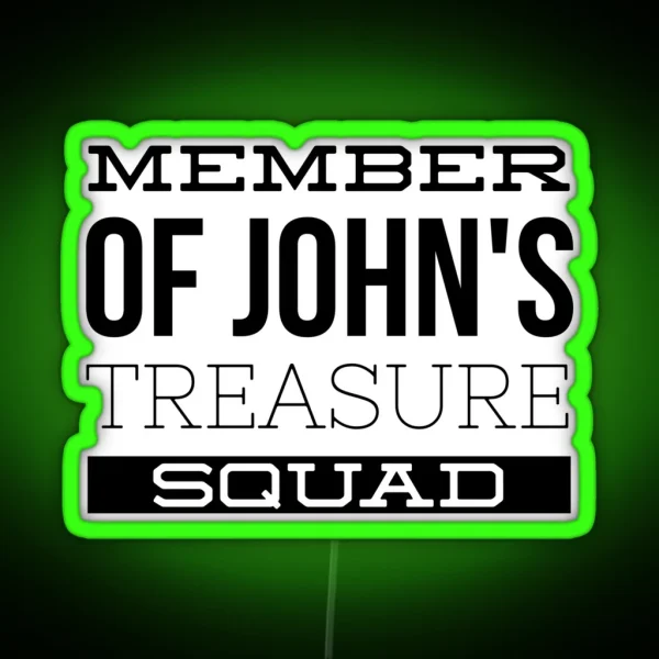 Treasure Squad Member RGB Neon Sign
