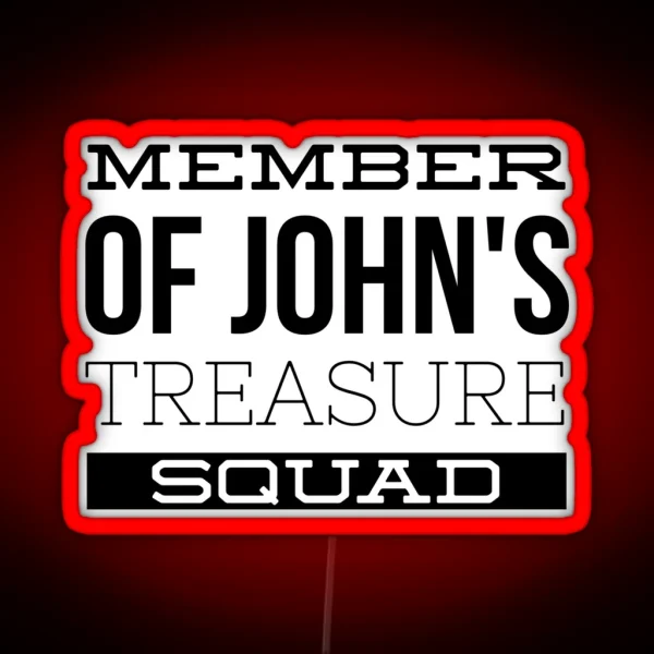 Treasure Squad Member RGB Neon Sign