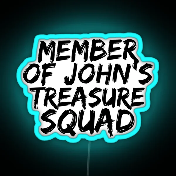 Treasure Squad Painted RGB Neon Sign
