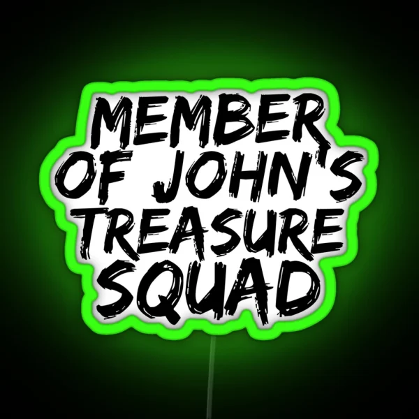 Treasure Squad Painted RGB Neon Sign