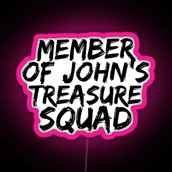 Treasure Squad Painted RGB Neon Sign