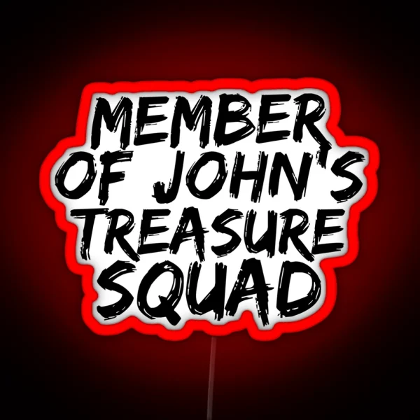 Treasure Squad Painted RGB Neon Sign