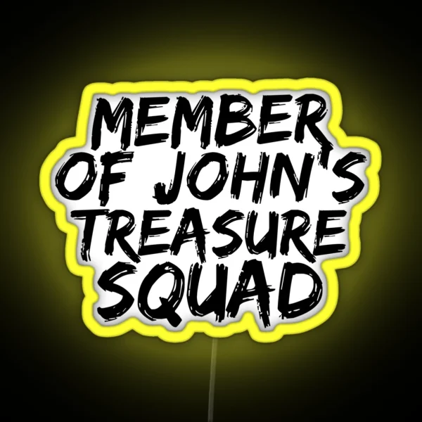 Treasure Squad Painted RGB Neon Sign