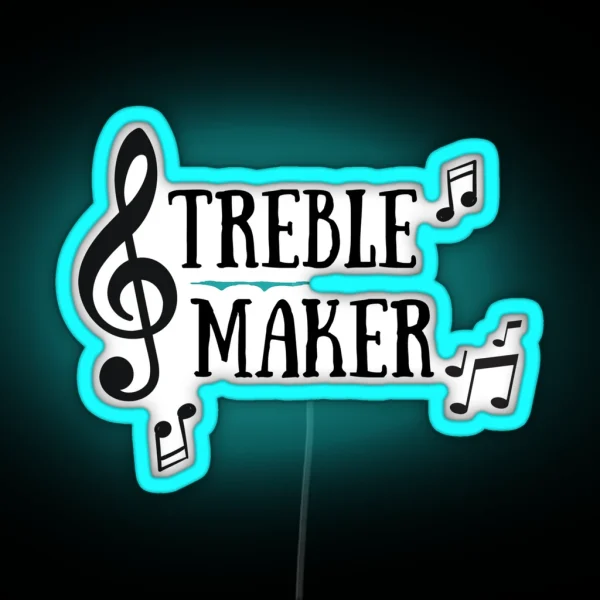 Treble Maker Music Notes RGB Neon Sign
