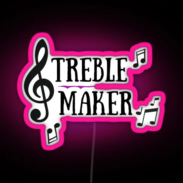 Treble Maker Music Notes RGB Neon Sign