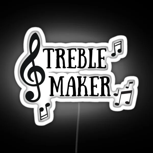 Treble Maker Music Notes RGB Neon Sign