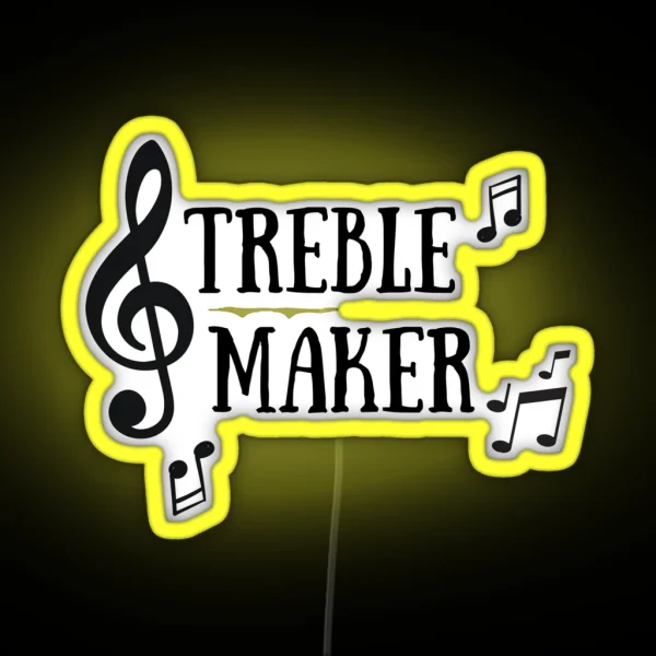 Treble Maker Music Notes RGB Neon Sign