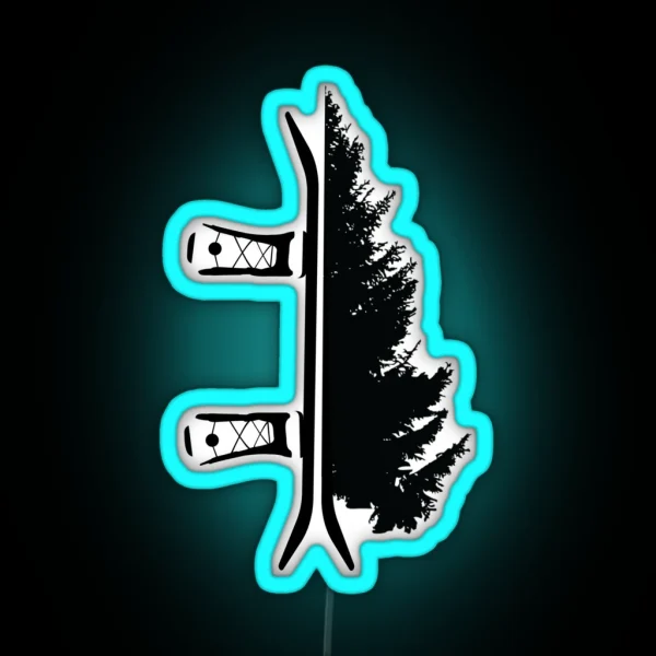 Tree Board RGB Neon Sign