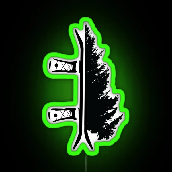 Tree Board RGB Neon Sign