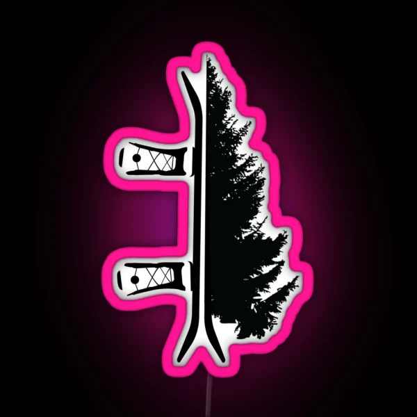 Tree Board RGB Neon Sign