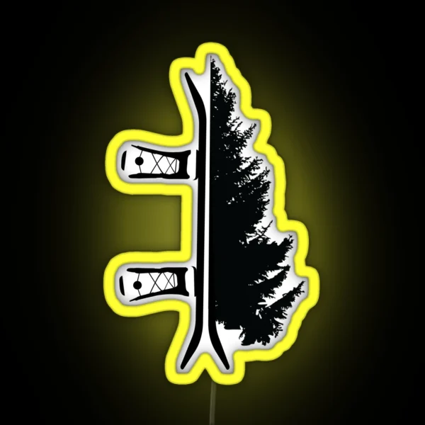 Tree Board RGB Neon Sign