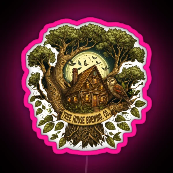 Tree House Brewing Company RGB Neon Sign