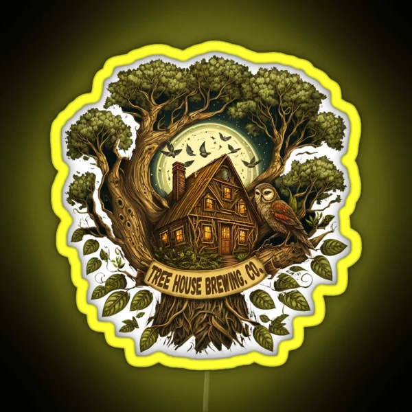 Tree House Brewing Company RGB Neon Sign