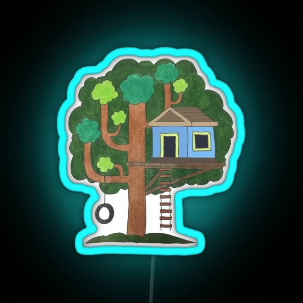 Tree House RGB Neon Sign
