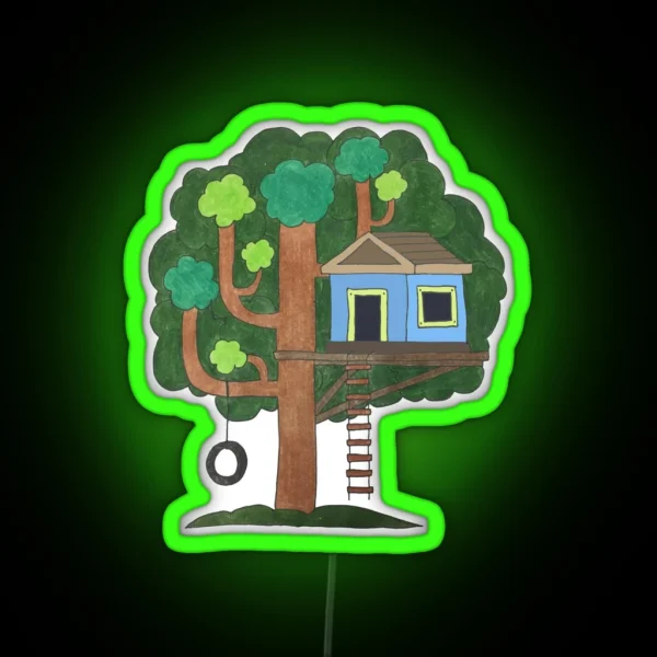 Tree House RGB Neon Sign