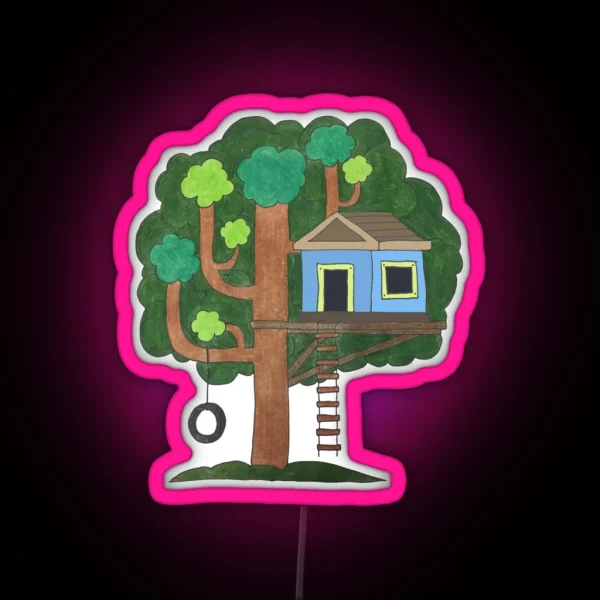 Tree House RGB Neon Sign