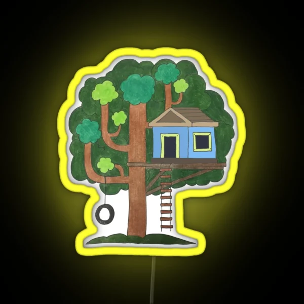Tree House RGB Neon Sign