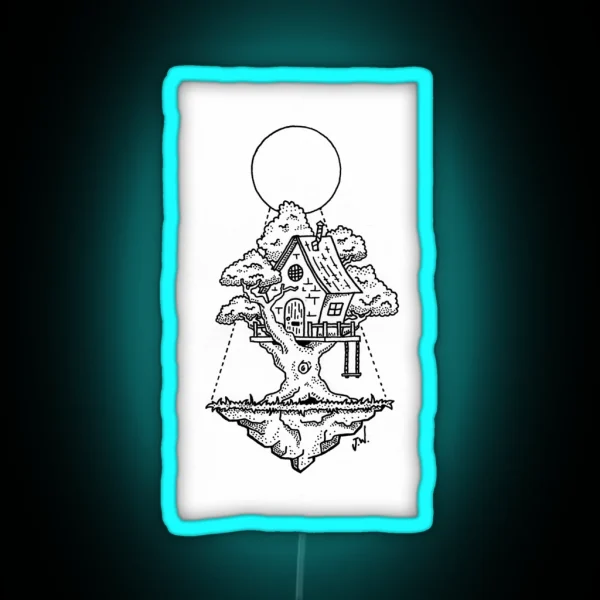 Tree House RGB Neon Sign