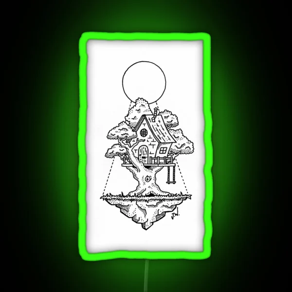 Tree House RGB Neon Sign