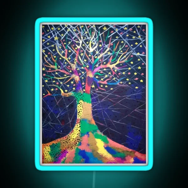 Tree Of Lies RGB Neon Sign