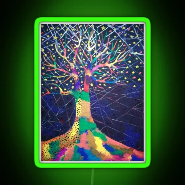 Tree Of Lies RGB Neon Sign