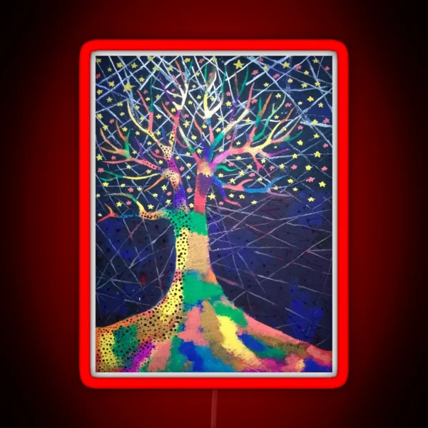 Tree Of Lies RGB Neon Sign