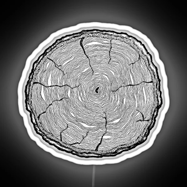 Tree Ring RGB Neon Sign