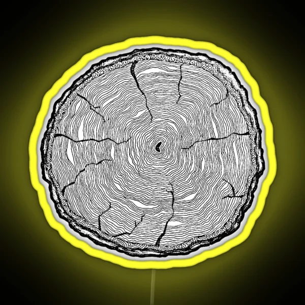 Tree Ring RGB Neon Sign