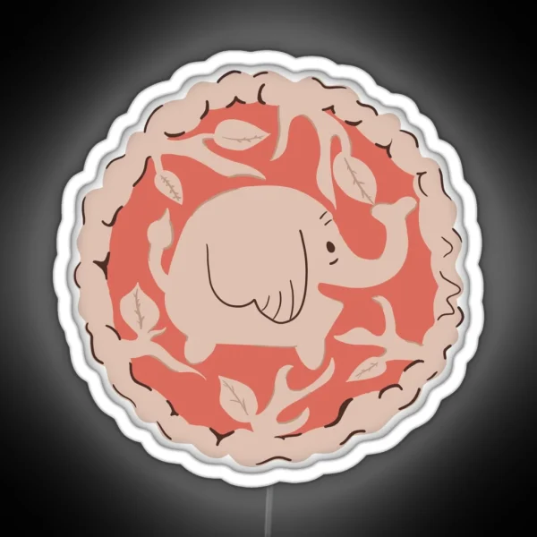 Tree Trunks Pie RGB Neon Sign