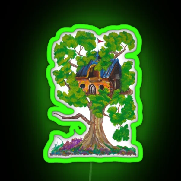 Treehouse III RGB Neon Sign