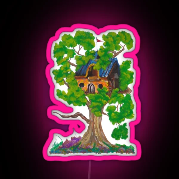 Treehouse III RGB Neon Sign